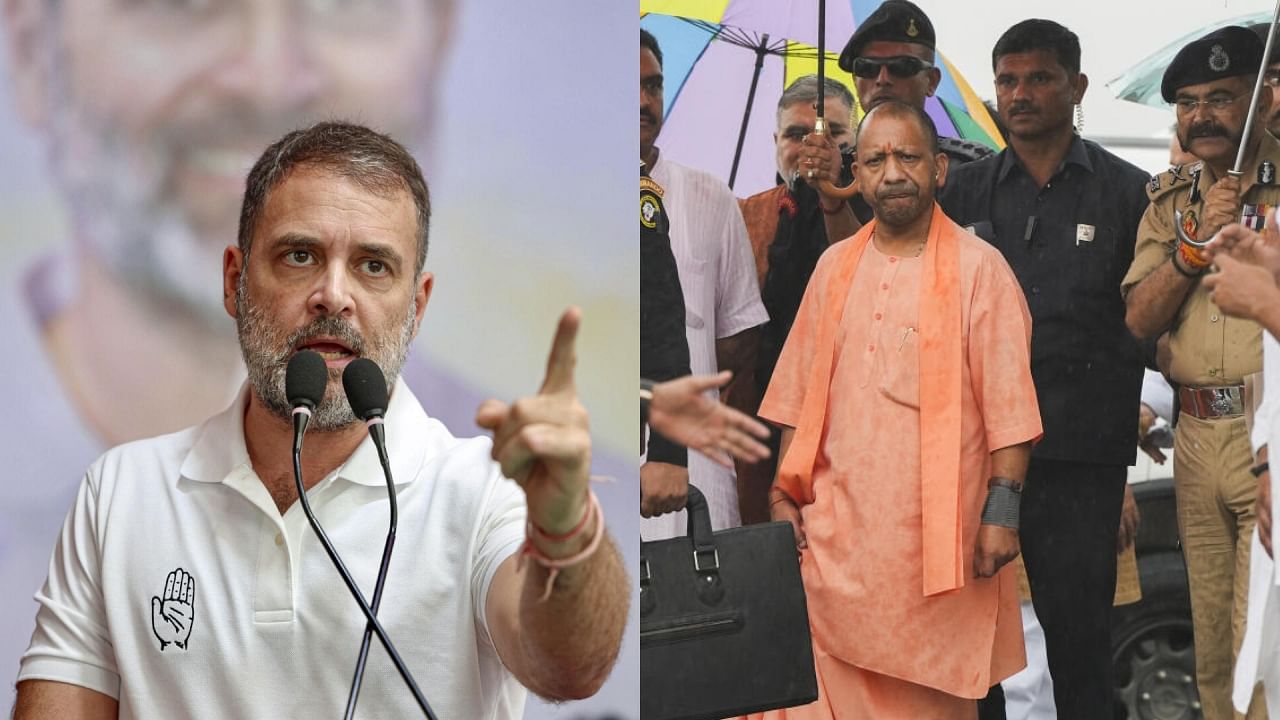 <div class="paragraphs"><p>Rahul Gandhi, Yogi Adityanath (L-R). </p></div>